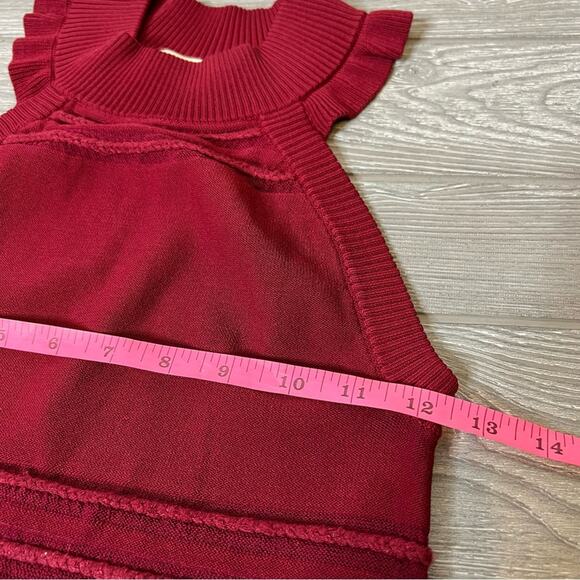 FOR LOVE AND LEMONS Knitz Rivington Bodycon Dress red medium - Picture 5 of 9